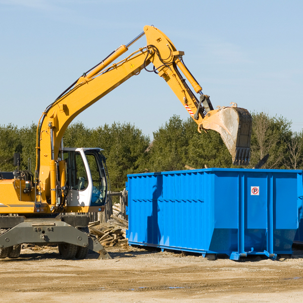 what size residential dumpster rentals are available in Dyke VA